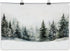Enlaizhude Winter Forest Landscape,Snowy Winter Landscape Evergreen Trees Watercolor Painting Christmas Pine Trees In Winter,Winter Scene |Snowy L...