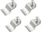 4PCS Vinyl Siding Clips Hooks Vinyl Siding Hooks No-Hole Needed Outdoor Siding Screws Hanger for Blink Outdoor Camera Mount Home Security Camera...