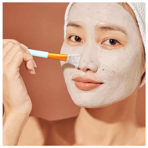 Wishlotus 2Pcs Silicone Face Mask Brush, Reusable Facial Brushes Applicator for Applying Skin Care Products, Face Care Makeup Skincare Supplies To...