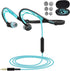 mucro Sports Headphones Wired Over Ear Behind The Neck Headphones Running Earphones Wrap Around in-Ear Stereo Earbuds with Microphone for Jogging ...