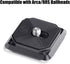 SUNWAYFOTO PM-38 38mm Bi-Directional 2 Axis QR Plate Arca Compatible Sunway...