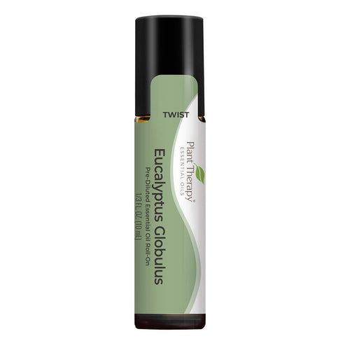Plant Therapy Eucalyptus Pre-Diluted Roll-On 10mL (1/3 oz) for Skin and Clear Breathing, 100% Pure, Therapeutic Grade...
