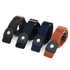 No Buckle Elastic Belt Adjustable Stretch Waist Belt Buckless Invisible Belt Buckle Free Belt for Women Men Jeans Pants Dress with Brass Snap Fast...