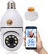 Light Bulb Security Camera,2.4Ghz & 5G WiFi Camera Light Bulb,2MP 1080P E27 Night Vision, Motion Detection,Two Way Talk,Alarm Notification,Securit...
