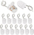 Aobao 15pcs cr2032 Battery Holder, Holder with Switch, Coin Cell 1 x 3V Button Leads On Off Switch (White)...