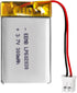 EEMB Lithium Polymer Battery 3.7V 300mAh 602030 Lipo Rechargeable Battery Pack with Wire JST Connector for Speaker and Wireless Device- Confirm De...