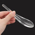 CALLARON Glass Foods Spoon Glass Spoon Glass Cake Spoons Clear Rice Spoon Glass Soup Spoons for Kitchen Restaurant Ice Cream Spoon...
