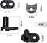 Upgraded 4318165 Freezer Door Closer Cam Kit Fit for Whirlpool Refrigerators Replaces AP3103517 1104788 1115905 2155312 2155313 2182132 4211257 978800 986758 AH358690 by Sikawai