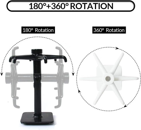Aosome Under Cabinet Utensil Holder Hanger Hook for Kitchen and Bathroom 2 Pack Black & White...