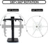 Aosome Under Cabinet Utensil Holder Hanger Hook for Kitchen and Bathroom 2 Pack Black & White...