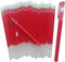 Gel Pens 0.5mm Refills, Red Gel Pen Refills, 50-Pack 0.5 mm Gel Ink Pen Replace Refills,Send 1 Extra pens,Red Pen Refills Easy Drying, Smooth Writ...
