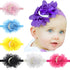 Lovely Rhinestone Unusual Angel Girls Baby Pearl Flowers Hairband Headbands (Black)...