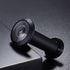 Door Viewer, Diameter 16mm Metal 200-degree Door Peephole with Rotating Privacy Cover, Solid Brass Front Doors Viewers for Home Office Hotel, Blac...