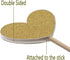 WARMBUY 50 Pack Double Sided Gold Glitter Cupcake Toppers Attached with Sticks for Baby Bridal Shower Birthday Party and Wedding (Heart)...