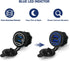 12V/24V 3.0 Dual USB Charger Socket with Touch Switch, Waterproof QC3.0 Dual USB Fast Charger Port Power Outlet for Marine, Boat, Motorcycle, Camp...