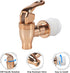 Bubble Wine Bottle Cold Kettle Accessories Faucet Glass Wine Bottle Beverage Bottle Wine Barrel Switch Valve Faucet Gold Two...