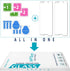 HPTech (2 Pack) Designed for Google (Pixel 3) Tempered Glass Screen Protector, Anti Scratch, Bubble Free...