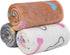 Dono 1 Pack 3 Dog Blankets for Small Dogs, Soft Fluffy Paw Print Pattern Fleece Pet Doggie Blanket Warm Sleep Mat, Puppy Kitten Blanket Doggy Mat ...