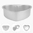 Zerodeko 1PC Heart Shape Cake Pan with Removable Bottom, Cheesecake Pan Chiffon Cake Mold Non-stick Baking Mould Bakeware for Home Oven Wedding Pa...