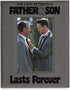 KATE POSH The Love Between a Father & Son is Forever Engraved Leather Picture Frame, Father of The Groom, Best Dad Ever, First Father's Day, Daddy...