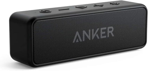 Anker Soundcore 2 Portable Bluetooth Speaker with 12W Stereo Sound, Bluetooth 5, Bassup, IPX7 Waterproof, 24-Hour Playtime, Wireless Stereo Pairin...