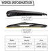 Rear Wiper Arm Blade Nut Set Replacement for Hyundai Veracruz 2007-2012 IX55 2006-2012, Rear Wiper Cover Accessories Assembly, Wiper Cap Set for B...