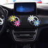 4Pcs Cute Daisies Car Clip, Flowers Car Air Fresheners Vent Clips Charm Air Vent Accessories Cute Car Decor Automotive Interior Trim Car Decoratio...