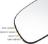 X AUTOHAUX Car Rearview Left Driver Side Heated Mirror Glass Replacement W/Backing Plate for Jeep Grand Cherokee 1999-2004...