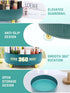 360° Rotating Makeup Organizer, Cosmetic Storage for Vanity, Dresser, Bathroom Counter - Holds Skincare, Nail Polish, Lipstick, Green...