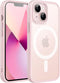 JETech Magnetic Case for iPhone 13 Mini 5.4-Inch Compatible with MagSafe, Translucent Matte Back Slim Shockproof Phone Cover (Pink)...