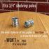 Véga 4 Piece Small Threaded Pole Connectors Compatible with Little 3/4"" Shelving Post, Shelving Post Coupler Connector for Extending Wire Rack Sh...