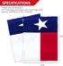 ANLEY Double Sided Premium Garden Flag, Texas State The Lone Star State US Patriotic Garden Flags for Home Decor - Weather Proof & Double Stitched...