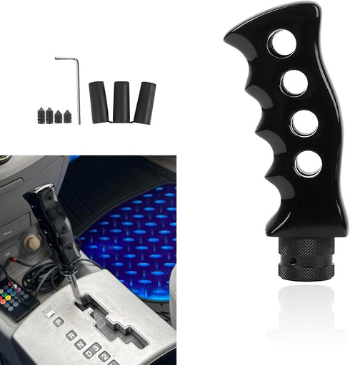 Pack-1 Car Gear Shift Knob, Car Manual Transmission Gear Shift Tip Kit, Car Grip Knife Handle Gear with Adapter Screws and Spanner, Universal for ...