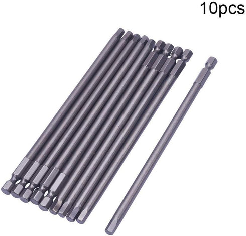 Utoolmart H5 Magnetic Hex Head Screwdriver Bits, 1/4 Inch Hex Shank 150mm Length S2 Power Tools 10Pcs...