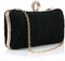 Clutch Purse for Women Pleated Glitter Evening Clutch Purses with Rhinestone Evening Bag for Bridal Wedding Party...