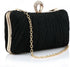 Clutch Purse for Women Pleated Glitter Evening Clutch Purses with Rhinestone Evening Bag for Bridal Wedding Party...