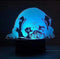 3D Cute Pug Dog Night Light Remote Control Power Touch Table Desk Optical Illusion Lamps 16 Color Changing Lights Home Decoration Xmas Birthday Gi...
