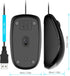 JETech 3-Button Wired USB Optical Mouse Mice (Black) - 0776...