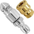 2 Pack 5000 PSI Sewer Jet Nozzle with Pressure Washer Coupler, Stainless Steel 1/4 Inch Pressure Washer Drain Jetter Hose Nozzle and Brass Fitting...