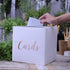 Wedding Card Postbox White with Rose Gold Lettering 'Cards'...