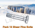 1-1/2" Pins with Nuts Compatible with MTD Two-Stage Snow Blowers / Auger Drive Snowblowers Replacement 710-0890A 710-0890 910-0890A 7100890 910089...