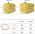 Toaster Cover 2 Slice, Bee Honey Gnomes Daisy Flower on Yellow White Buffalo Plaid Bread Maker Cover Toaster Dust Cover with Pockets, Dust-Proof C...