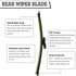 Replacement for VW Volkswagen Atlas 2017-2021 Rear Wiper Arm Blade Nut Set,Rear Wiper Cover Accessories Assembly, Wiper Cap Set for Back Windshiel...