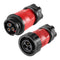 CNLINKO YM-20 3 PIN Industrial Waterproof Connector,IP68 Circular Connector,PBT Plastic Shell Quick Plug Aviation Connector M20 Male Plug and Fema...