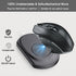 Mouse Jiggler, Ultra Slim, 20dB Quiet & Noiseless, Undetectable Mouse Mover Simulates Realistic Movement, Driver-Free Shaker for Keeping The PC Ac...