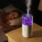 Mini Volcano Humidifier, USB Personal Desktop Humidifier for Car, Office, Bedroom etc. Auto Shut-Off, 2 Mist Modes, Super Quiet (White)...