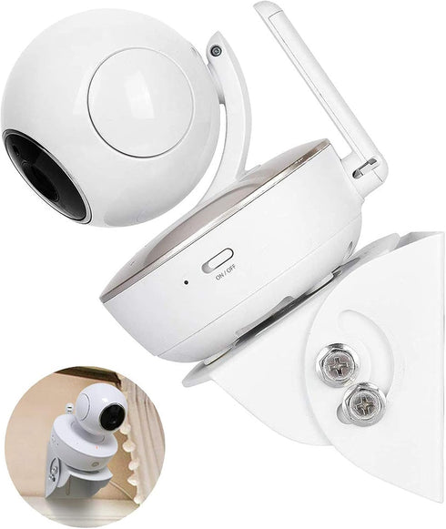 2 Pack-Adjustable Angle Baby Monitor Wall Mount for Motorola, Arlo, Infant Optics DXR-8, HelloBaby, Hellobaby Babysense Monitor Camera, Perfect An...