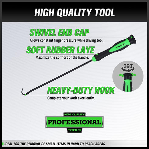 SWANLAKE Pick and Hook Set, Pick Tool Set for Car Auto Oil Seal/O-Ring Seal Gasket Mini Hooks Puller Remover (6PCS)...