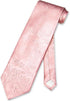 Vesuvio Napoli NeckTie PINK Color Paisley Design Men's Neck Tie...