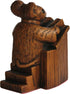 Church Mouse Statue, Wooden Church Mouse in The Pulpit Collectible Figurine for Home and Office Desktop Decor, Mouse Ornament On The Pulpit Sculpt...